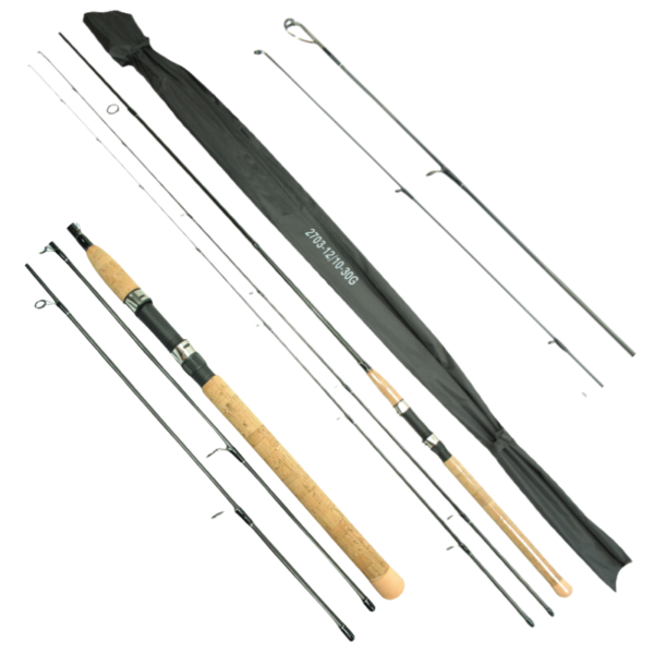 WĘDKA SPINNINGOWA 2w1 TACHIBANA 240 CM 3-12g 10-30g