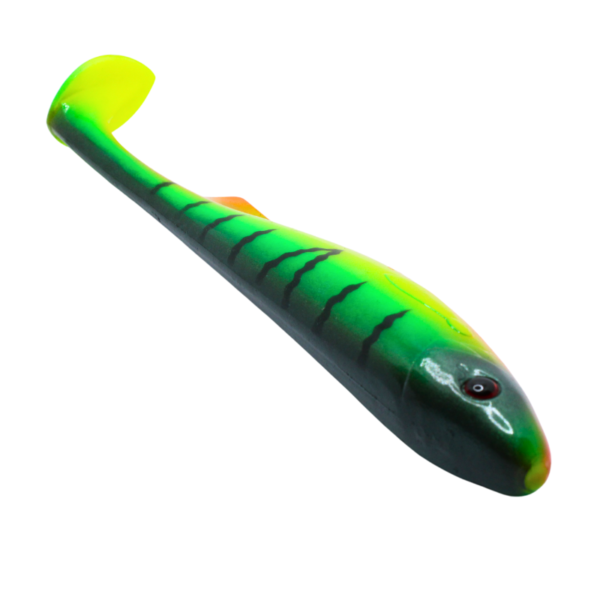 FL DUŻA GUMA NA SZCZUPAKA GIANT FIRE TIGER 17 CM 40G - obrazek 4