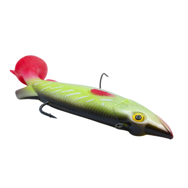 FL GUMA SZCZUPAK OLIWKA 10CM /16 G - D007 - obrazek 4