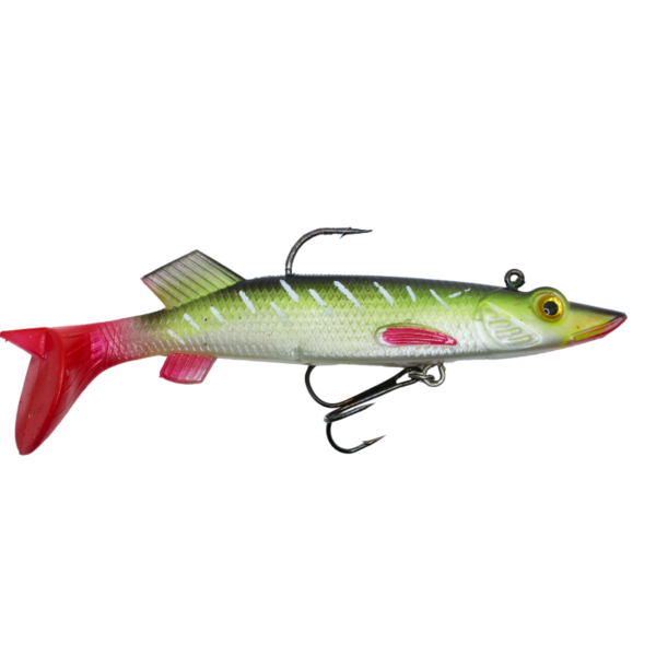FL GUMA SZCZUPAK OLIWKA 10CM /16 G - D007