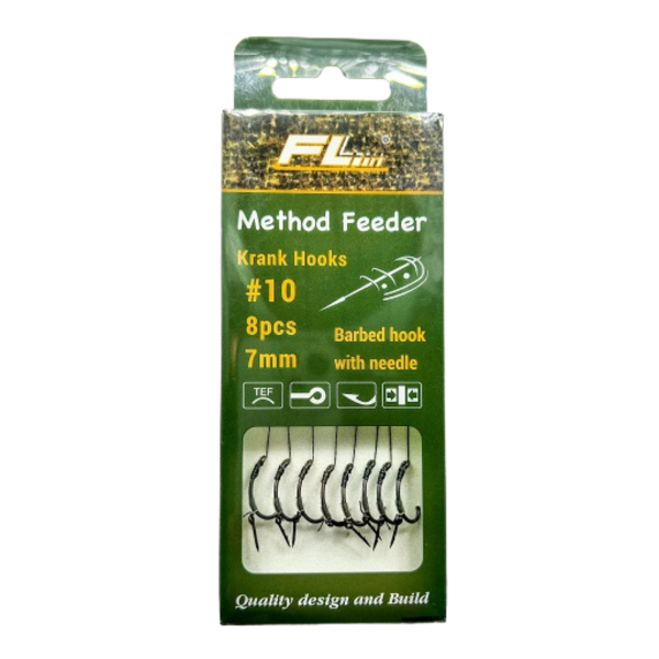 przypony do method feeder z bagnetem, gotowe