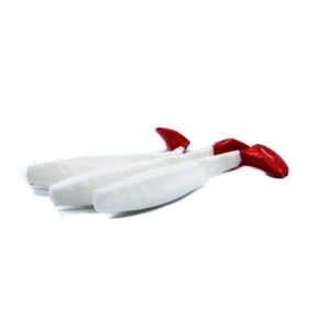 KOPYTO RIPPER BIAŁO CZERWONY 10 CM #005