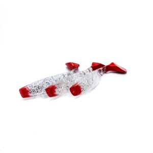 KOPYTO RIPPER CZERWONY ZE SREBRNYM BROKATEM 8 CM