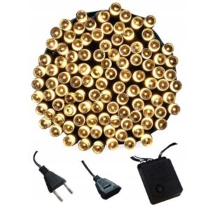 LAMPKI CHOINKOWE LED 200 ZŁOTE