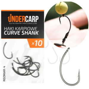 UNDERCARP TEFLONOWE HAKI KARPIOWE CURVE SHANK 4