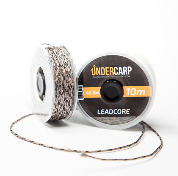 UNDERCARP LEADCORE KARPIOWY 10 m/45 lbs BRĄZOWY - obrazek 2