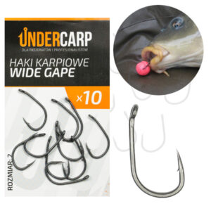 UNDERCARP TEFLONOWE HAKI KARPIOWE WIDE GAPE ROZM. 2