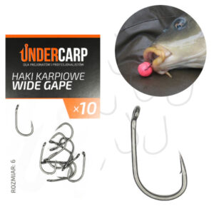 UNDERCARP TEFLONOWE HAKI KARPIOWE WIDE GAPE ROZM. 6