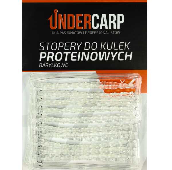 UNDERCARP STOPERY DO KULEK PROTEINOWYCH BARYŁKOWE PRZEZROCZYSTE - obrazek 3