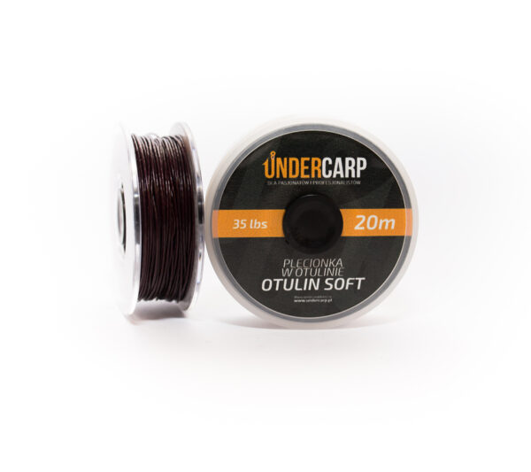 UNDERCARP PLECIONKA PRZYPONOWA W OTULINIE 20 m/35 lbs OTULIN SOFT – brązowa - obrazek 2