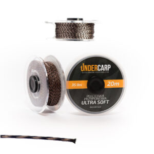 Plecionka przyponowa 20 m/35 lbs ULTRA SOFT – brązowa UNDERCARP