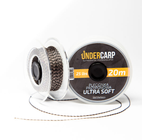 UNDERCARP PLECIONLKA PRZYPONOWA 20 m/25 lbs ULTRA SOFT – brązowa - obrazek 2