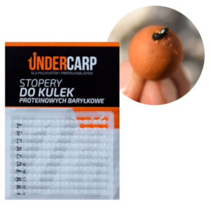 UNDERCARP STOPERY DO KULEK PROTEINOWYCH BARYŁKOWE TWARDE PRZEZROCZYSTE