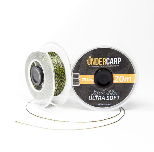 UNDERCARP PLECIONLKA PRZYPONOWA 20 m/25 lbs ULTRA SOFT – zielona - obrazek 2