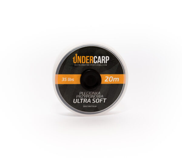 Plecionka przyponowa 20 m/35 lbs ULTRA SOFT – brązowa UNDERCARP - obrazek 3