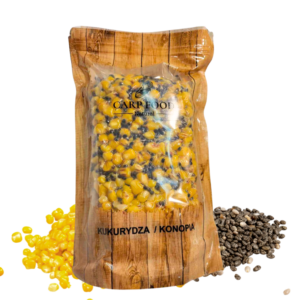 CARP FOOD KUKURYDZA - KONOPIA  NATURALNA 1KG