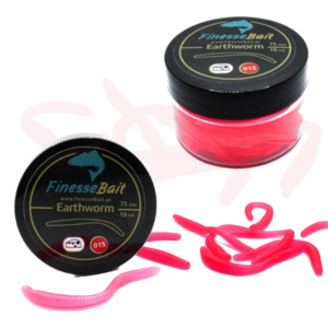 FINESSE BAIT EARTHWORM CZERWONY 015