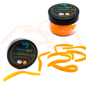FINESSE BAIT EARTHWORM FLUOPOMARAŃCZOWY 009