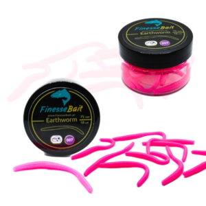 FINESSE BAIT EARTHWORM FLUORÓŻOWY 007