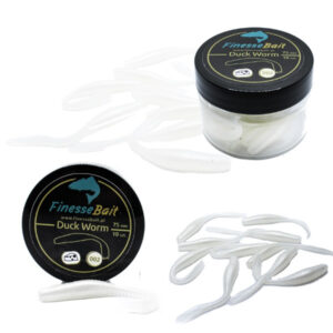 FINESSE BAIT DUCK WORM PERŁOWY 002