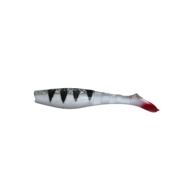 GUMA WĘDKARSKA RIPPER 10 cm OKOŃ Z BROKATOWYM GRZBIETEM