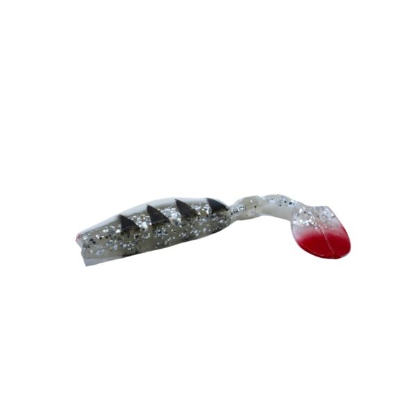GUMA WĘDKARSKA RIPPER 10 cm OKOŃ Z BROKATOWYM GRZBIETEM - obrazek 2