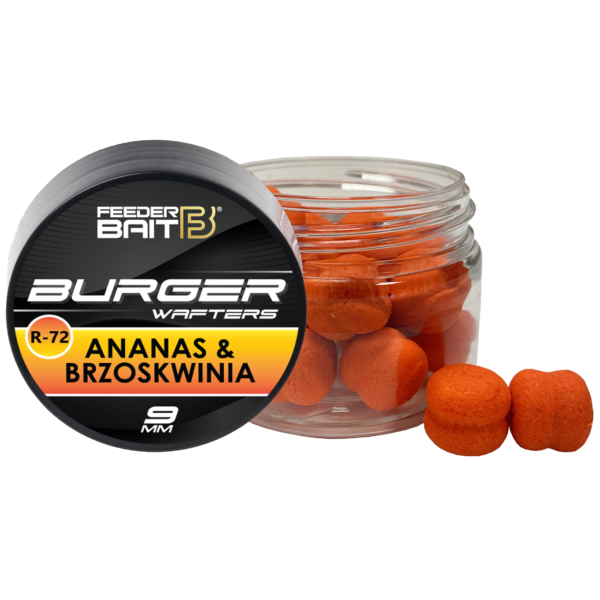 FEEDER BAIT BURGER - R72 ANANAS BRZOSKWINIA WAFTERS - obrazek 2