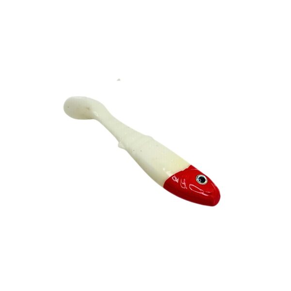 GUMA KOPYTO RIPPER KILLER 9CM/5.8G CZERWONO BIAŁY - obrazek 4