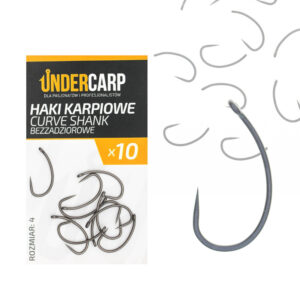 UNDERCARP HAKI KARPIOWE CURVE SHANK bezzadziorowe ROZM 4