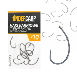 UNDERCARP HAKI KARPIOWE CURVE SHANK bezzadziorowe ROZM 6