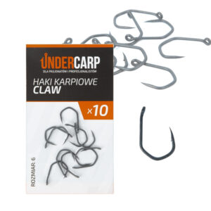 UNDERCARP TEFLONOWE HAKI KARPIOWE CLAW ROZM 6