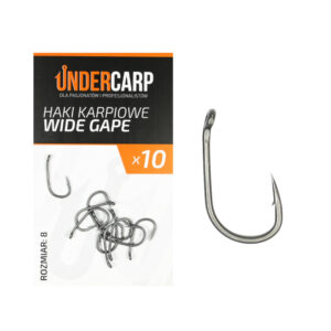 UNDERCARP TEFLONOWE HAKI KARPIOWE WIDE GAPE ROZM. 8