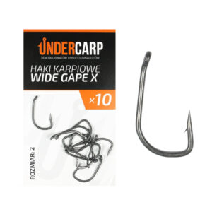 UNDERCARP TEFLONOWE HAKI KARPIOWE WIDE GAPE X ROZM 2
