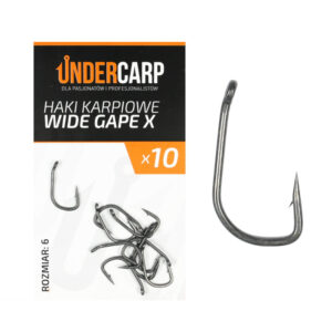 UNDERCARP TEFLONOWE HAKI KARPIOWE WIDE GAPE X ROZM 6