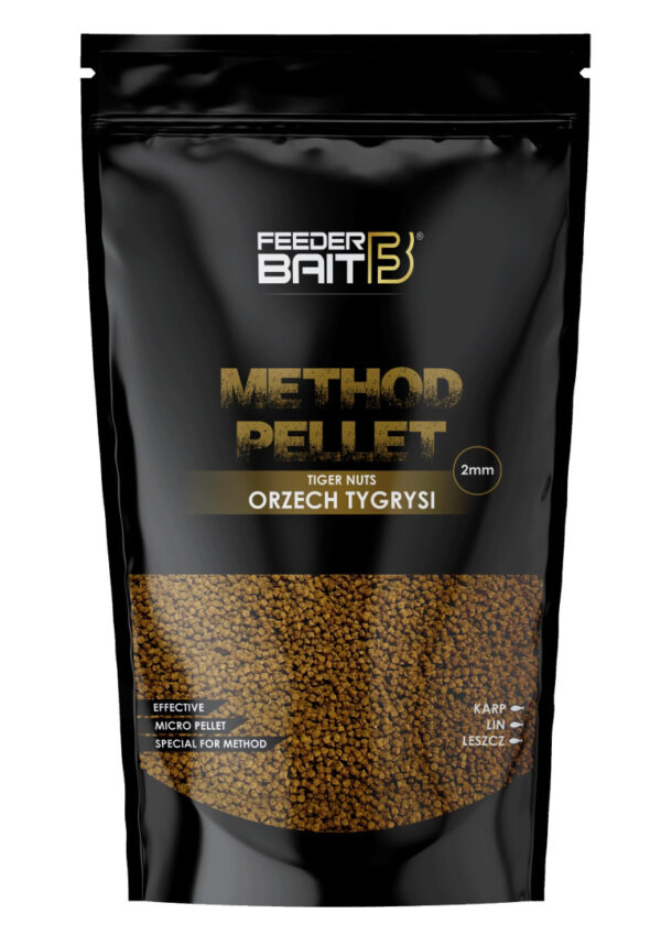 FEEDER BAIT PELLET 2 MM – ORZECH TYGRYSI 800G ZANĘTOWY DO METHOD FEEDER - obrazek 3