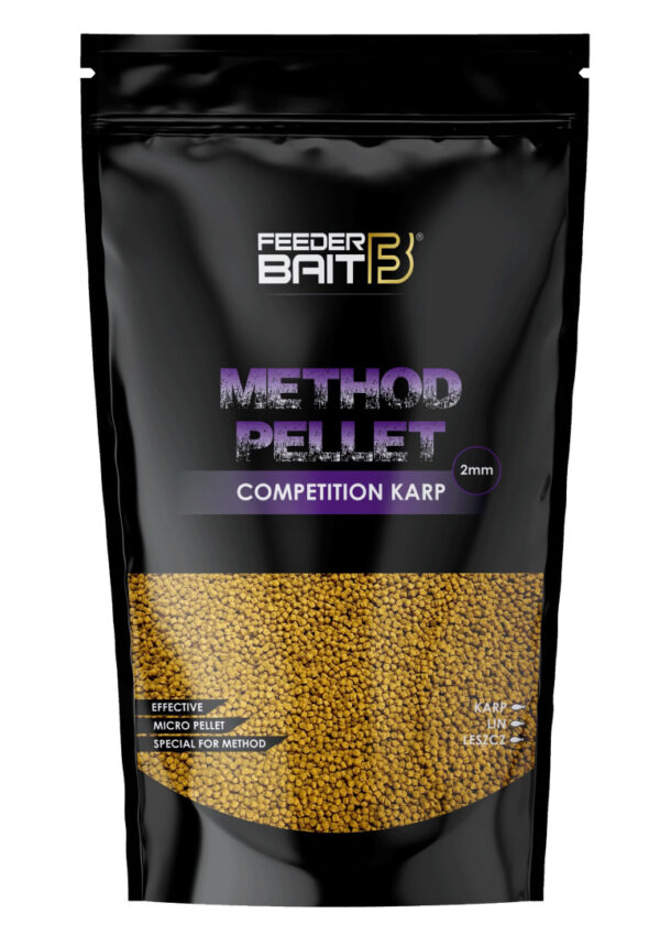 FEEDER BAIT PELLET 2 MM – COMPETITION KARP 800G ZANĘTOWY DO METHOD FEEDER - obrazek 3