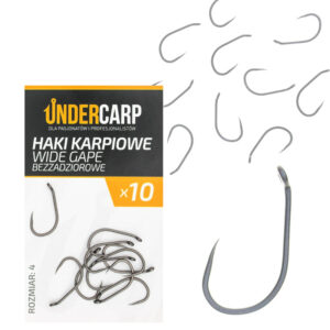 UNDERCARP HAKI KARPIOWE WIDE GAPE bezzadziorowe ROZM 4 10 szt