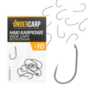 UNDERCARP HAKI KARPIOWE WIDE GAPE bezzadziorowe ROZM 6 10 szt