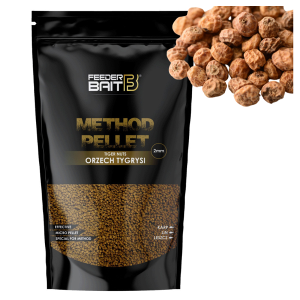 FEEDER BAIT PELLET 2 MM – ORZECH TYGRYSI 800G ZANĘTOWY DO METHOD FEEDER - obrazek 2