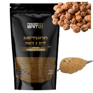 FEEDER BAIT PELLET 2 MM – ORZECH TYGRYSI 800G ZANĘTOWY DO METHOD FEEDER