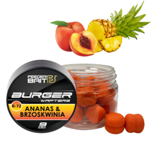 FEEDER BAIT BURGER - R72 ANANAS BRZOSKWINIA WAFTERS