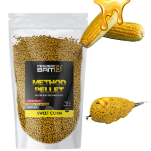 FEEDER BAIT PELLET 2 MM - SWEET CORN 800G ZANĘTOWY DO METHOD FEEDER