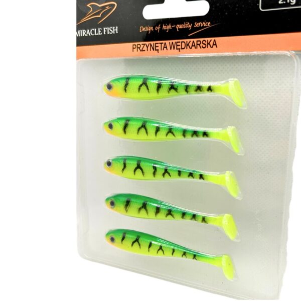 ZESTAW X5 PRZYNET OKONIOWYCH SLIM 7 CM 2.1G FIRE TIGER - obrazek 4