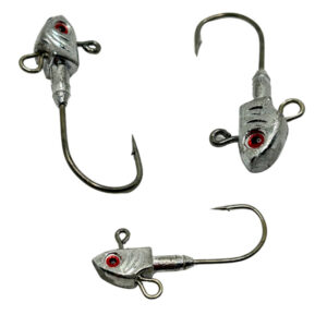 GŁÓWKA JIG 10G GŁOWA RYBY OCZY 3D HAK 3/0