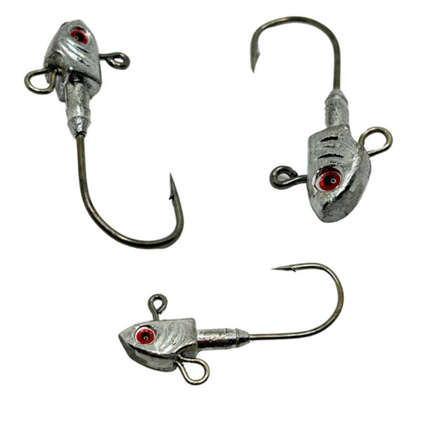 GŁÓWKA JIG 7G GŁOWA RYBY OCZU 3D HAK 2/0