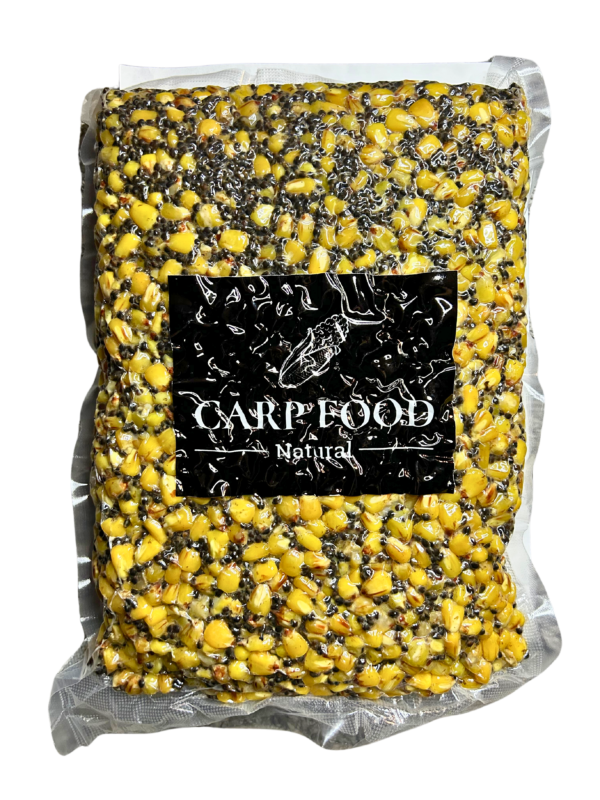 CARP FOOD KUKURYDZA - KONOPIA  NATURALNA 3KG - obrazek 2
