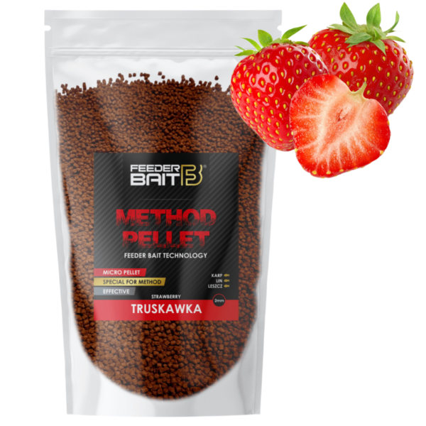 FEEDER BAIT PELLET 2 MM - TRUSKAWKA 800G do METHOD FEEFDER - obrazek 2