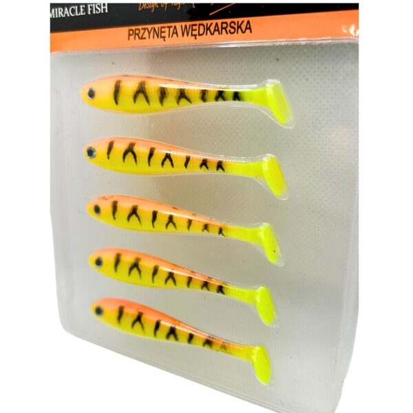 ZESTAW X5 PRZYNET OKONIOWYCH SLIM 7 CM 2.1G ORANGE TIGER - obrazek 3