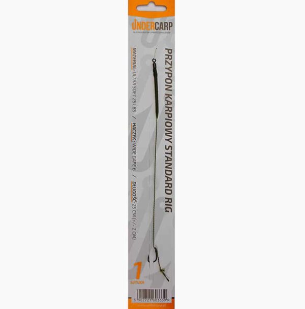 UNDERCARP PRZYPON KARPIOWY STANDARD RIG 6 - obrazek 2