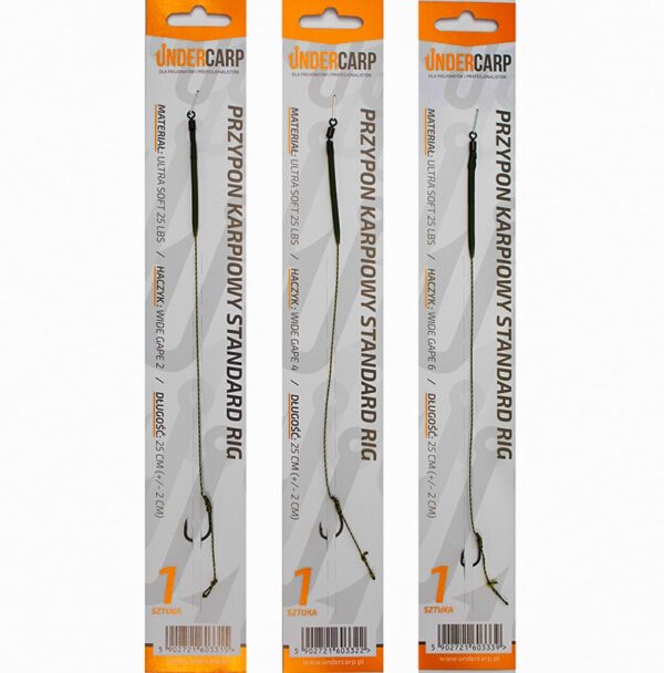 UNDERCARP PRZYPON KARPIOWY STANDARD RIG 6 - obrazek 4